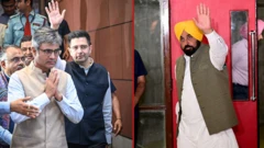 ਰਾਘਵ ਚੱਢਾ ਅਤੇ ਭਗਵੰਤ ਮਾਨ