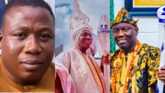 Aworan Sunday Igboho, Olubadan ati Alaafin