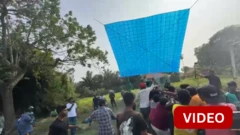 இலங்கையில் பட்டத்தோடு வான் நோக்கி இழுத்துச் செல்லப்பட்ட இளைஞர்