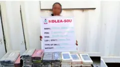 Aworan afurasi oloogun oloro naa pẹlu awon egboogi naa 