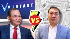 Ảnh minh họa ông Phạm Nhật Vượng (trái) và ông Lê Trung Khoa