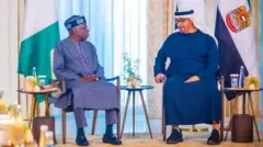 Shugaban Najeriya da Sarkin Dubai