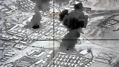 Rekaman video yang disebut pejabat Pakistan sebagai serangan ke Kabul, Afghanistan, pada 27 Februari 2026.