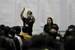 บรรยากาศการเลือก สว. กลุ่มอาชีพ เมื่อปี 2561