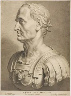 Un busto de Julio César