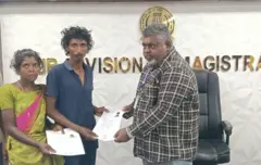 கொத்தடிமைகளாக இருந்து மீட்கப்பட்டவர்கள்