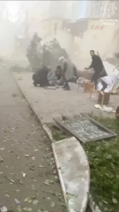 удар КАБами по центру Краматорська