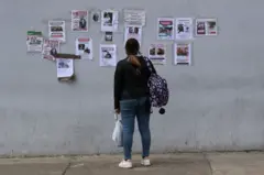 Cartel de personas desaparecidas en los terremotos de Venezuela