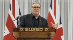 Umushikiranganji wa mbere w'Ubwongereza Sir Keir Starmer 