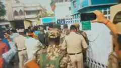 সোমবার আগরতলায় বাংলাদেশের সহকারী হাইকমিশনের সামনে বিক্ষোভ থেকে হামলার ঘটনা ঘটে