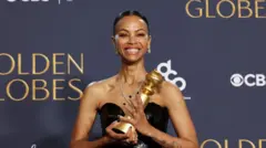 Zoe Saldana win Nest Supporting actress for di feem Emilia Pérez