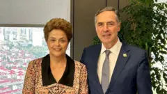 Dilma Rousseff e Luis Roberto Barroso