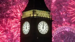 Биг Бен, Новый год