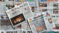 আজ ঢাকা থেকে প্রকাশিত বিভিন্ন পত্রিকা