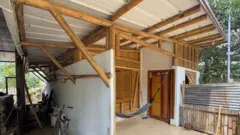 Una casa en Manabí, Ecuador, hecha de bambú