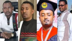 አቶ አበበ ወርቁ፣አቶ ንጉሴ ኮሩ፣አቶ ስዩም አበራ እና አቶ ጌታሁን እጄታ 