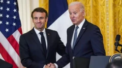 joe biden, macron