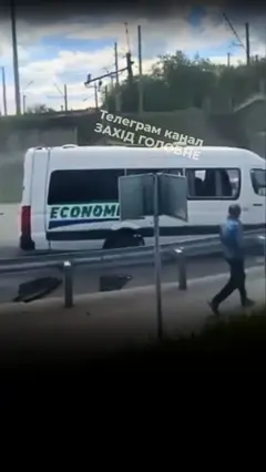 Ковель. Внаслідок атаки російського дрона пошкоджена маршрутка