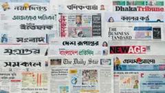 আজ ঢাকা থেকে প্রকাশিত বিভিন্ন দৈনিক পত্রিকা