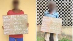 Foto of di crime of two suspects for Akwa Ibom state