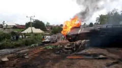 Di site wia di tanker explode