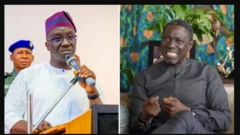 Gomina ipinlẹ Edo, Monday Ighodalo ati alatako rẹ; Asue Ighodalo ti ẹgbẹ oṣelu PDP.