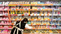 Supermercado na cidade japonesa de Koshigaya