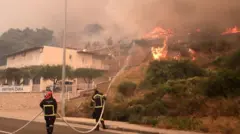 požar, hrvatska, makarska, omiš