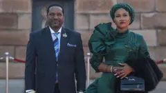 Zulu King Misuzulu kaZwelithini and Nomzamo Masesi Myeni