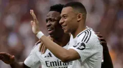 Kylian Mbappe da Vinicius Junior 
