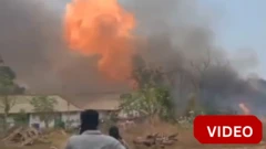 திருப்பூரில் சிலிண்டர் வெடித்து 42 வீடுகள் தரைமட்டம்