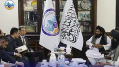 د طالبانو د کانونو وزیر د چین له سفیر سره لیدلي دي