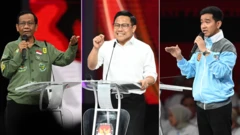 Mahfud, Muhaimin, Gibran 