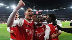 Arsenaal goolii sadaffaa booda gammachuu yoo ibsatan