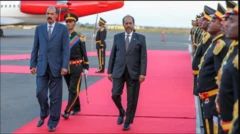 Madaxwaynaha Soomaaliya Xasan Sheekh Maxamuud iyo madaxwayanha Eritrea