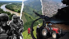 Collage de imágenes del Catatumbo.