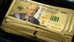 டொனால்ட் டிரம்பின் படம் இடம்பெற்றுள்ள 100 டாலர் 