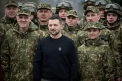 Ceremony marking the 9th anniversary of the National Guard of Ukraine in Kyiv