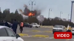 காணொளி: டிரோன் தாக்குதலுக்கு உள்ளான அசர்பைஜான் விமான நிலையம்