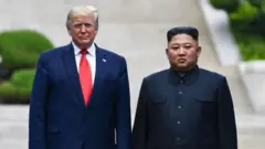 Kim Jong Un, Donald Trump