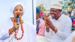 Aworan Olori Naomi ati Oriyomi Hamzat