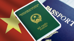 Minh họa hộ chiếu Việt Nam