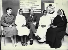 Coletiva de imprensa sobre o método Billings em hospital na Austrália em 1974