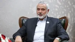 हमास से राजनीतिक विंग के प्रमुख इस्माइल हनिया 