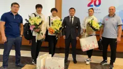 Алтын медаль алган кыздар