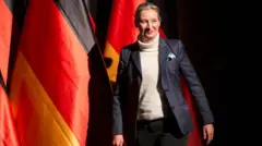 Алис Вайдель на съезде партии АдГ