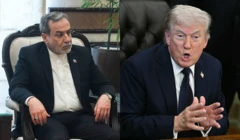 Abbas Araghchi wa ni apa otun, Donald trump wa ni apa osi