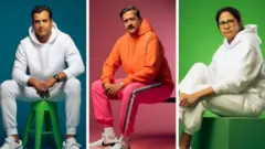 एआई प्रयोग गरेर सिर्जित राहुल गान्धी, अरबिन्द केजरीवाल र ममता बनर्जीका चित्र