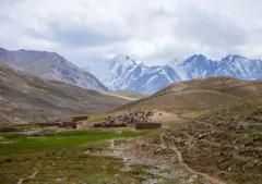 Vista del Himalaya desde Afganistán