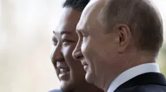 kim jong-un ve putin